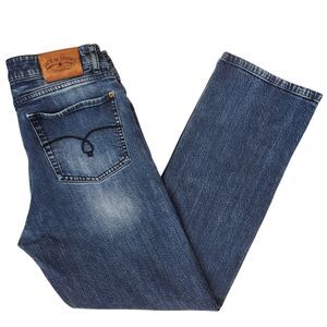 Jack Of Spades The High Roller 5 Pocket Style Straight Leg Denim Jeans 32x34